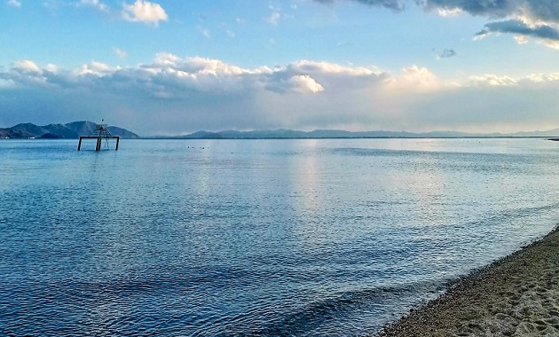 高島市の湖岸(イメージ)