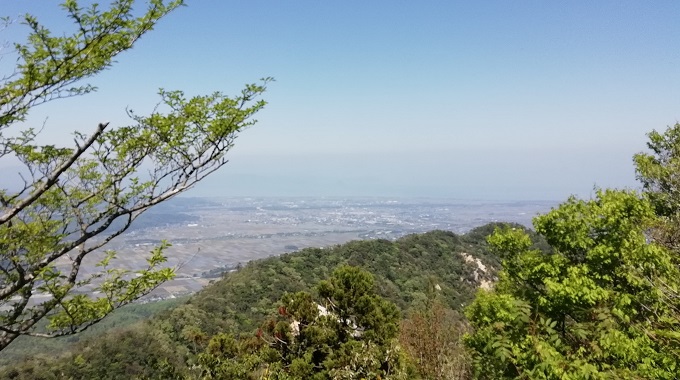 岳山付近からの眺め(イメージ)