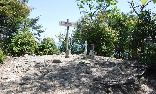 七種槍の山頂(イメージ)