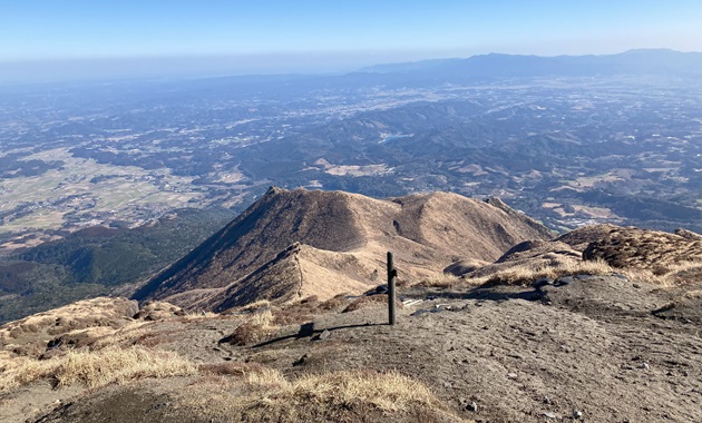 高千穂峰の山頂からの展望（イメージ）